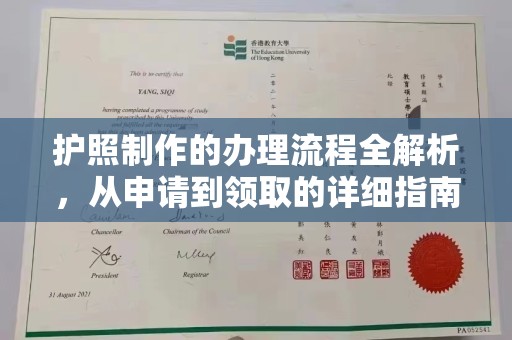 南雄护照制作的办理流程全解析，从申请到领取的详细指南