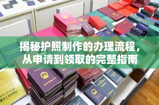 瑞金揭秘护照制作的办理流程，从申请到领取的完整指南